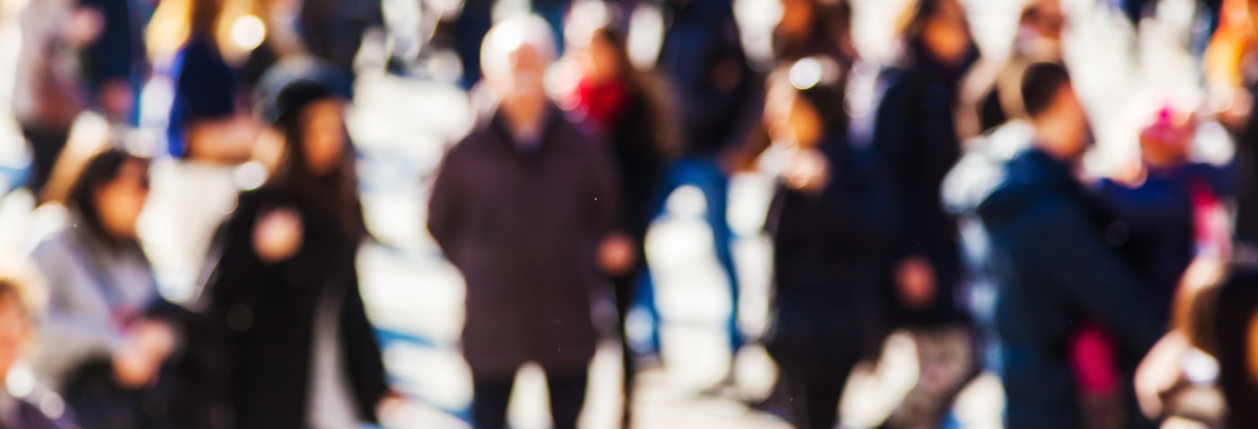 crowd walking Lubbock